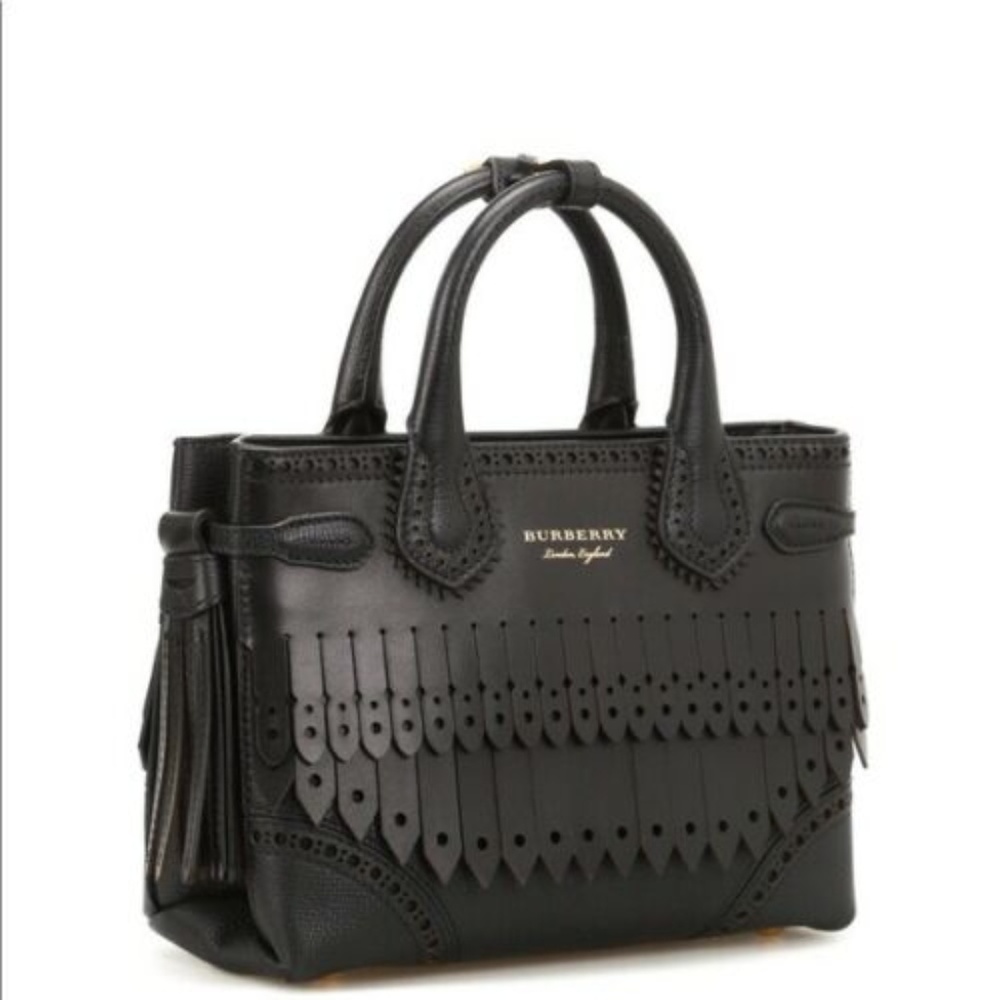 BURBERRY the Small Banner with brogue detail Bag